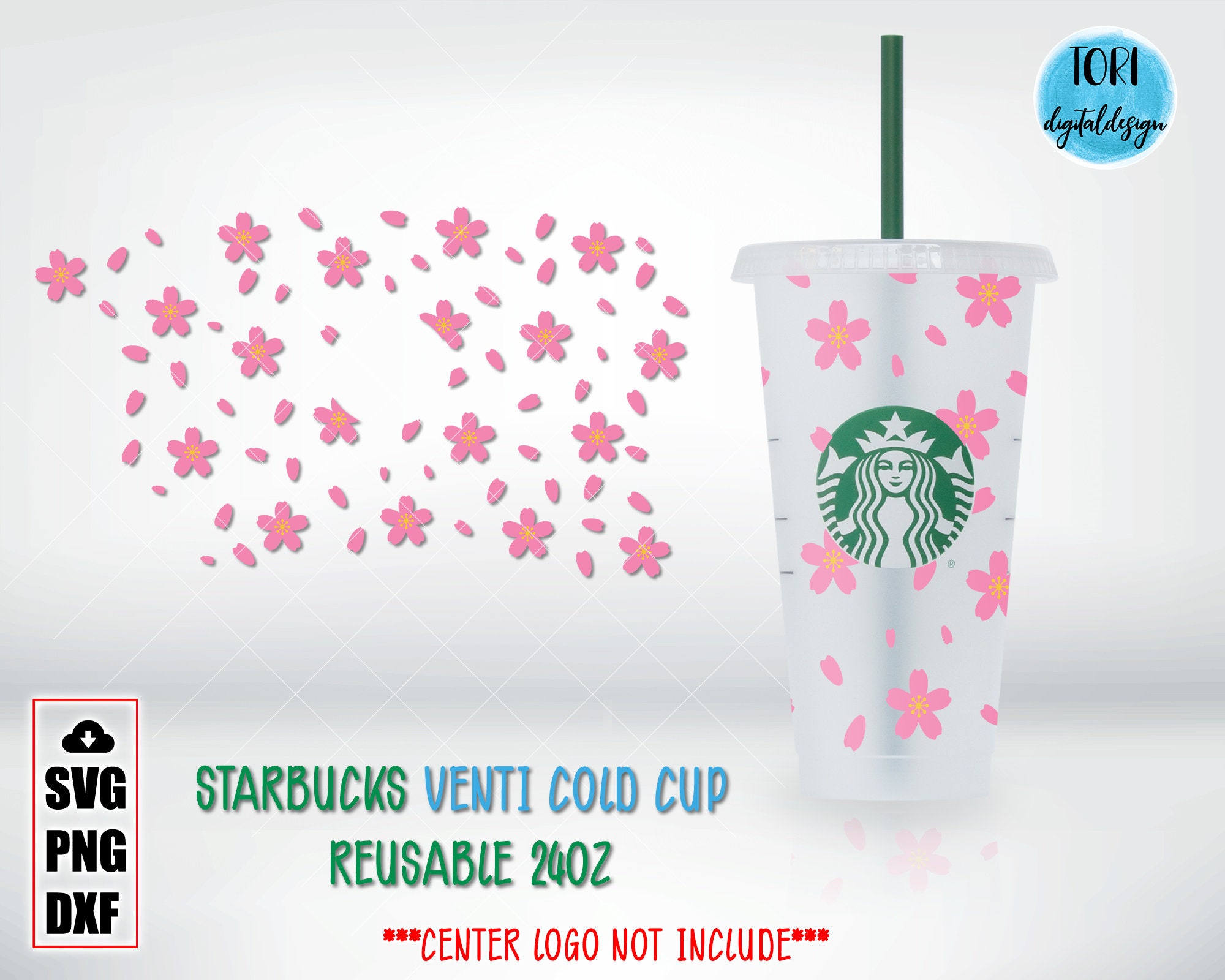 Cherry Blossom Starbucks Cup Svg Sakura Starbucks Svg Etsy