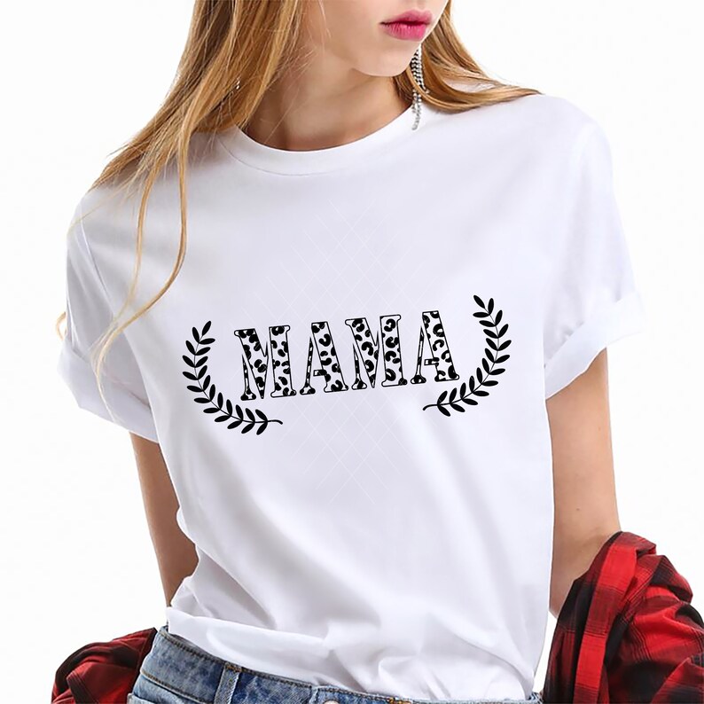 Instant Download Mama SVG file For Cricut or Silhouette Machine Mama T-shirt Svg Mama Luarel Leaf Svg Mama Png Mother/'s Day Svg