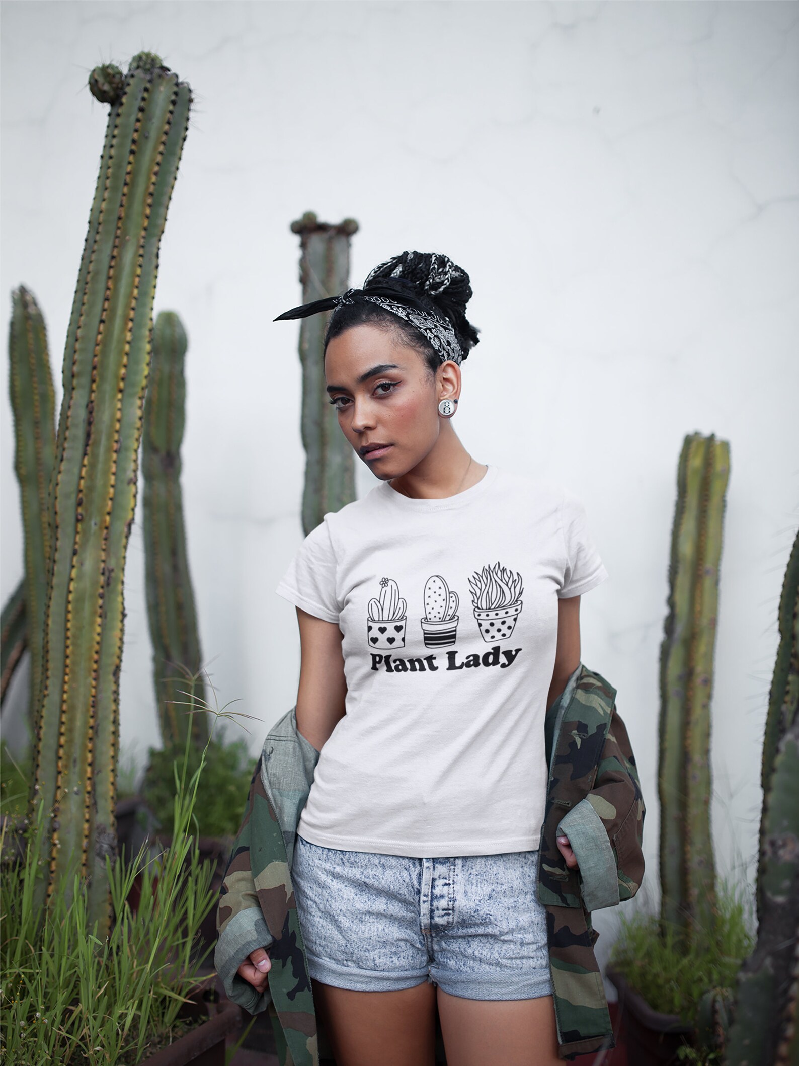 Download Plant Lady SVG Cactus Women Shirt Svg Plant Mom Svg | Etsy