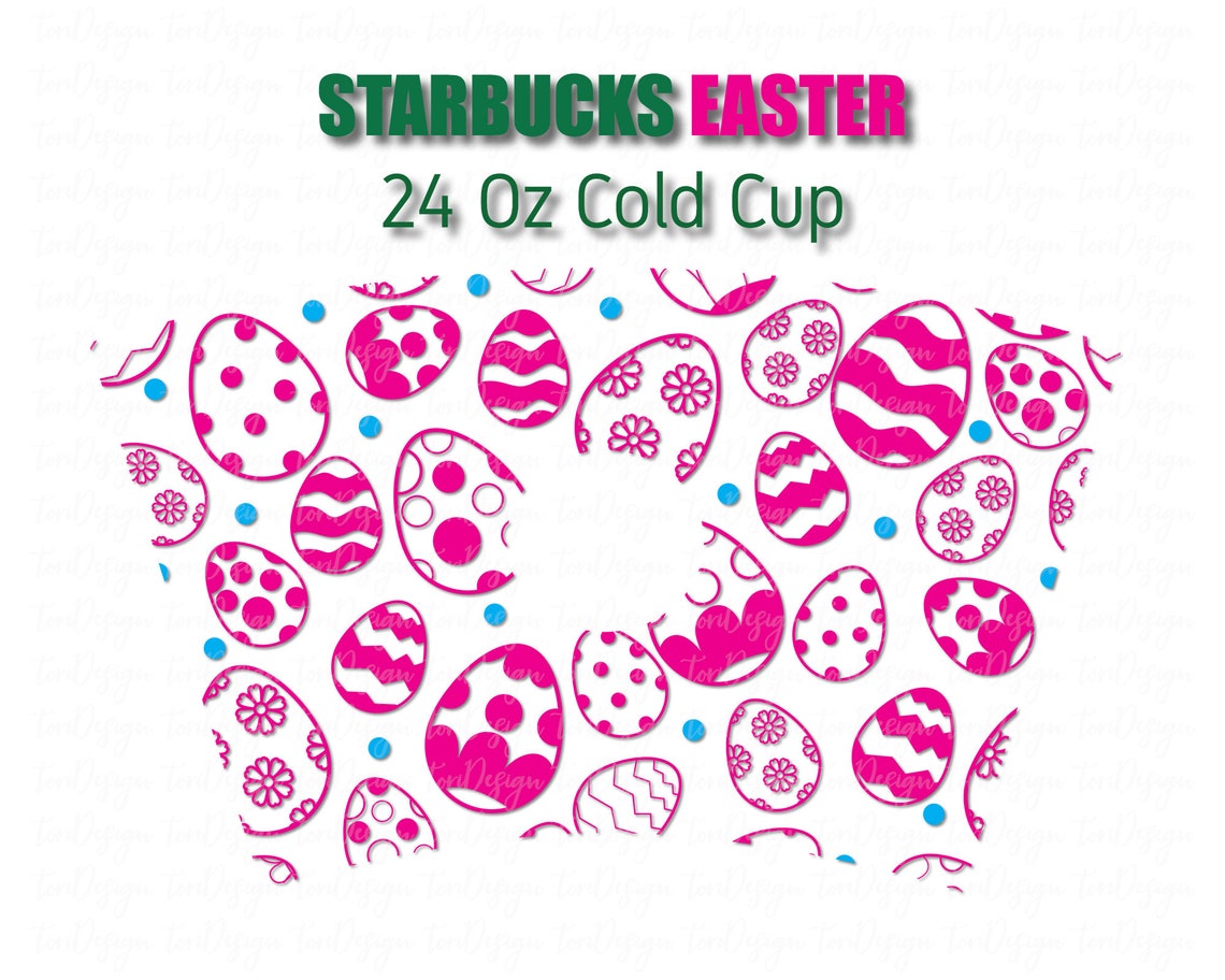 Easter Starbucks Cup SVG Starbucks Easter Svg Full Wrap - Etsy