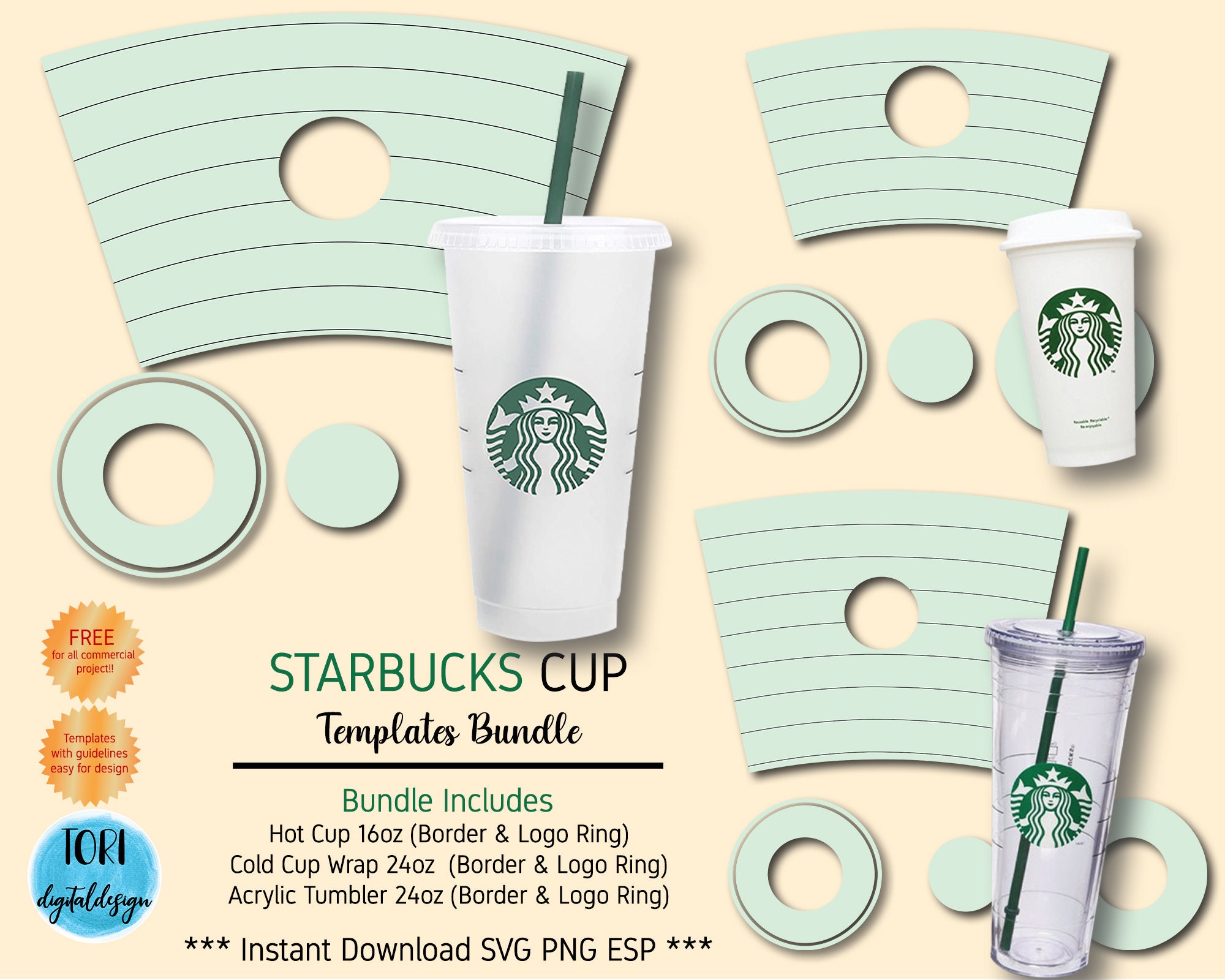 Starbucks Cup Templates