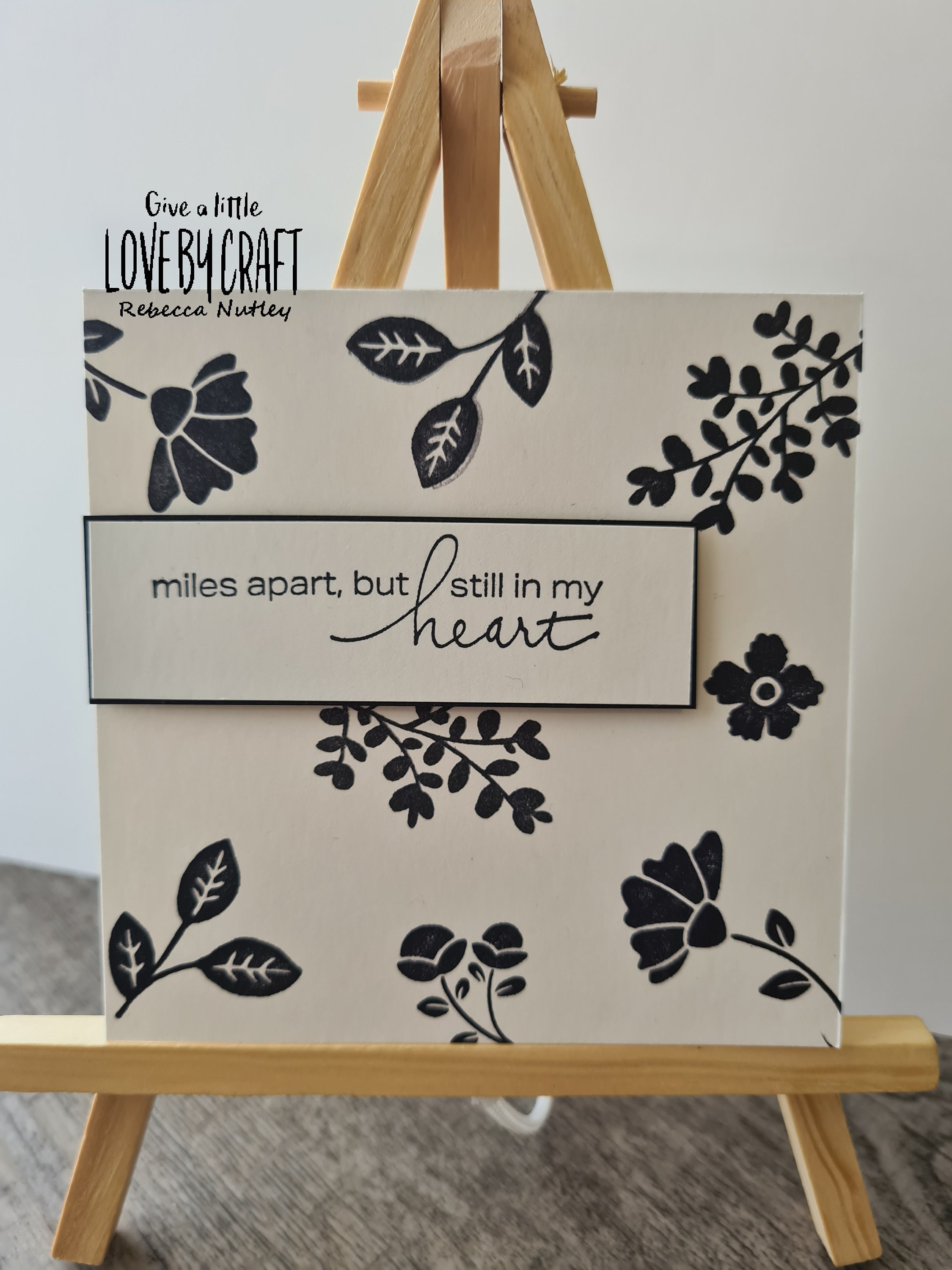 Set Of 2 Mini Square Greeting Cards Etsy