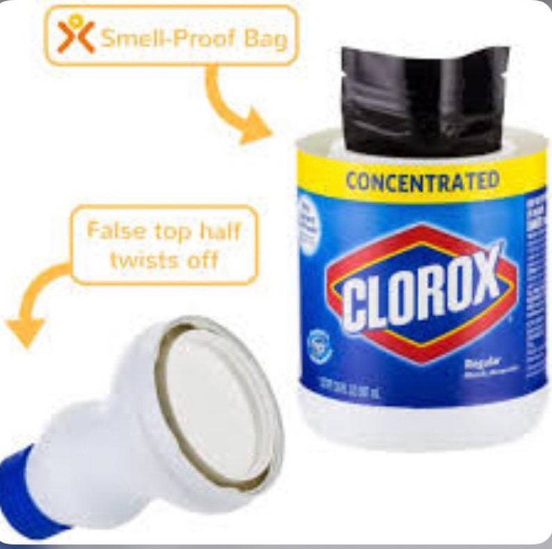 Diversion Safe Clorox Bleach 30 Oz Stash Can Security safe Etsy