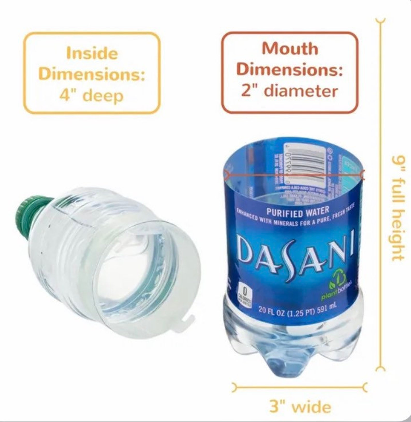 Diversion Bottle Safe Secret Stash Can Dasani Water W Smell Etsy