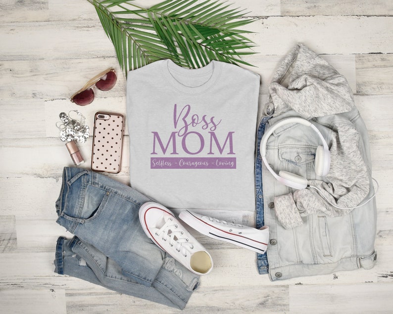 Slogan Vector SVG PROFESSIONALLY DESIGNED Boss mom