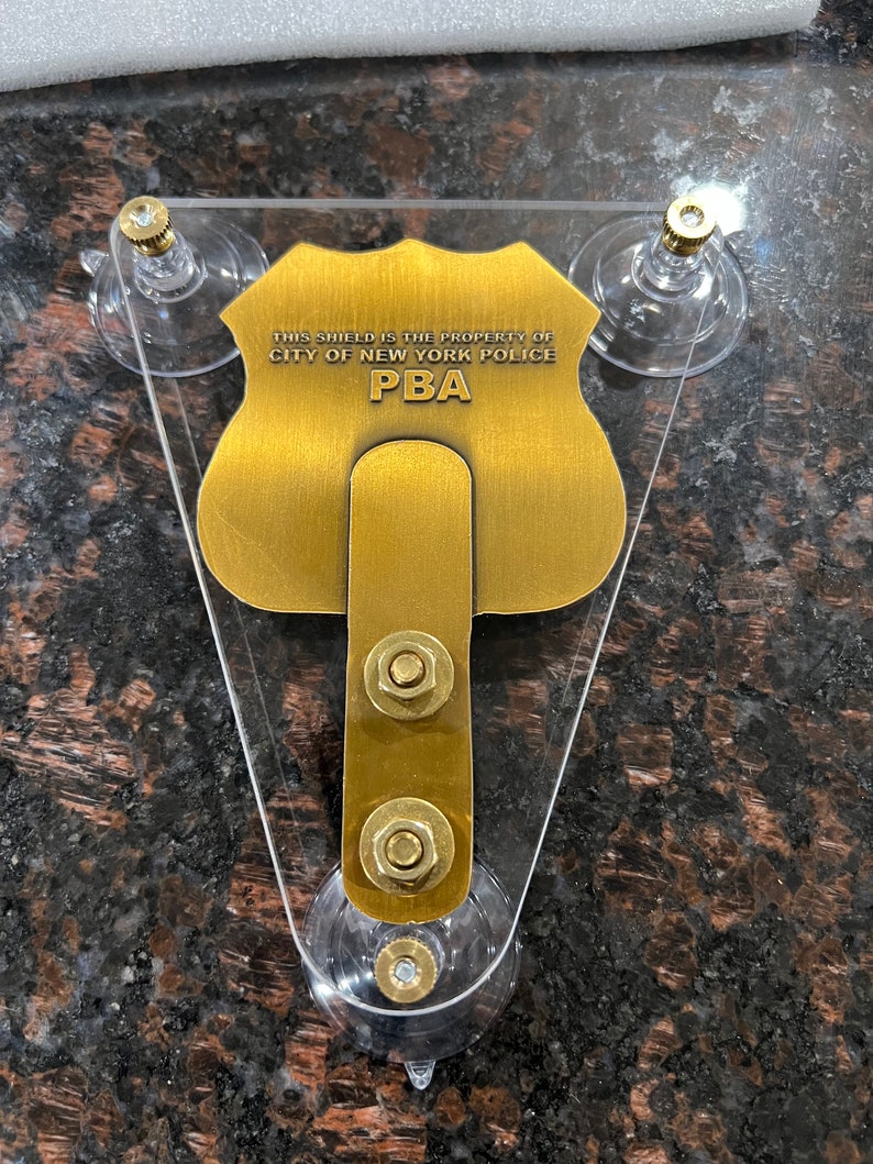 NYPD City of New York Police NYC PBA Family Member Car Window Shield