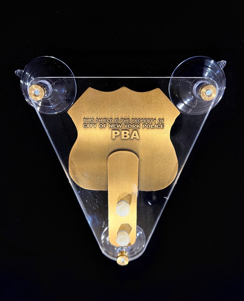 NYPD City of New York Police NYC PBA Family Member Car Window Shield