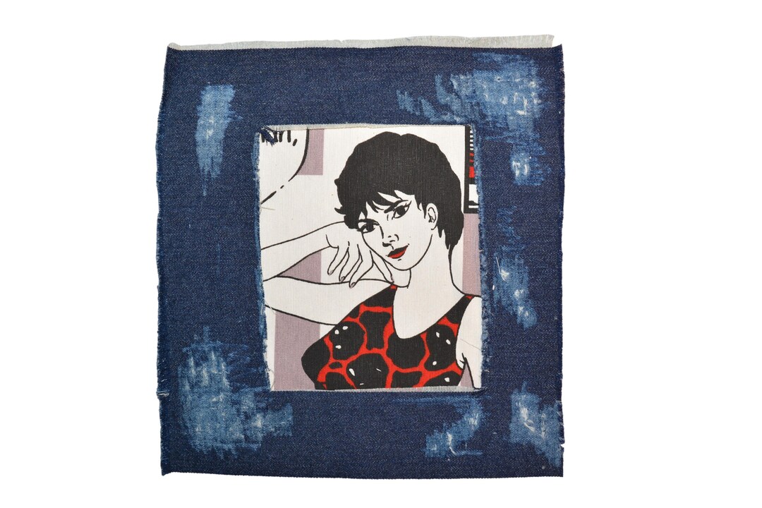 Big Patches for Jackets Denim Iron on Patch Woman's Print Patch Size ...