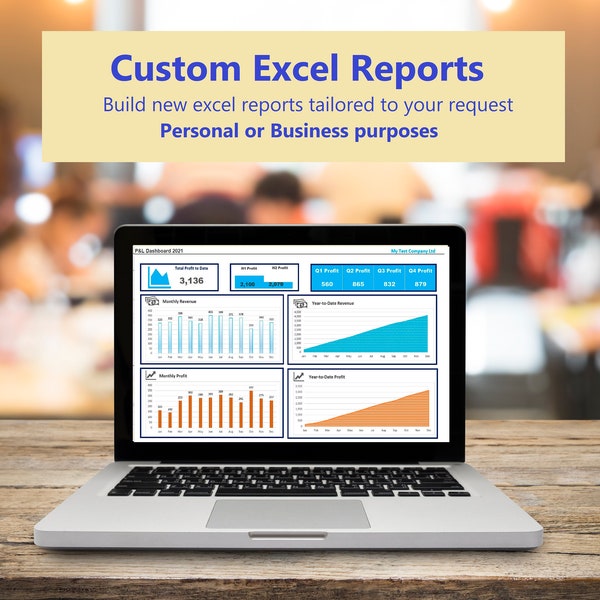 Custom Business Excel - Etsy image.