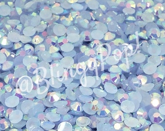 Periwinkle AB  jelly rhinestones -3mm,4mm, 5mm, 6mm - diy, embellishments, crafts