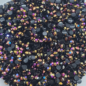 Rose gold AB jelly rhinestones 3mm , 4mm, 5mm