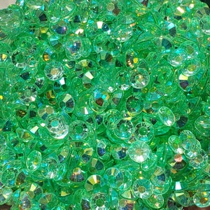 Sour Apple - Transparente Jelly Strasssteine - Gem Collection - 3 mm, 4 mm, 5 mm - Verzierungen, Bling, DIY, Kunsthandwerk