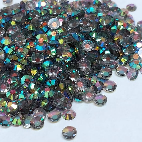 Black Diamond Transparent Jelly Rhinestones Gem Collection