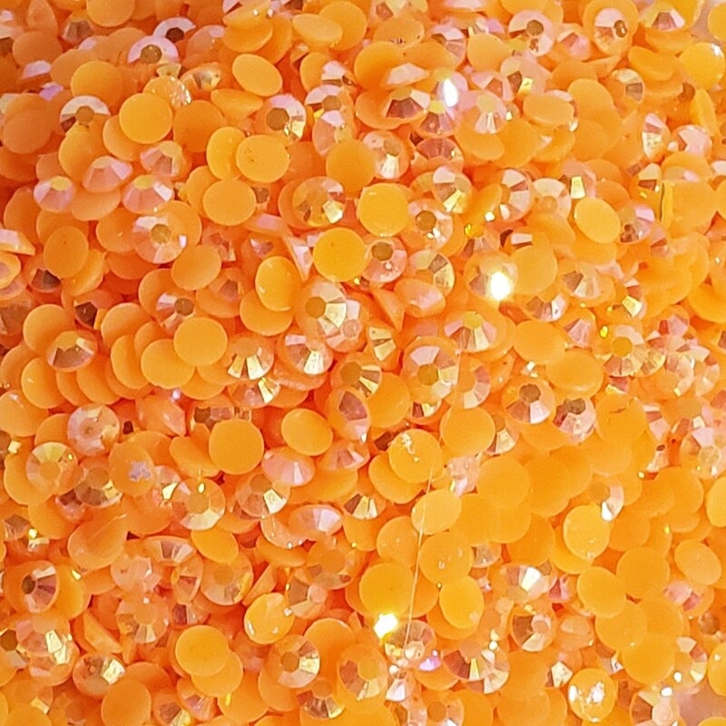 Orange Rhinestone - Etsy