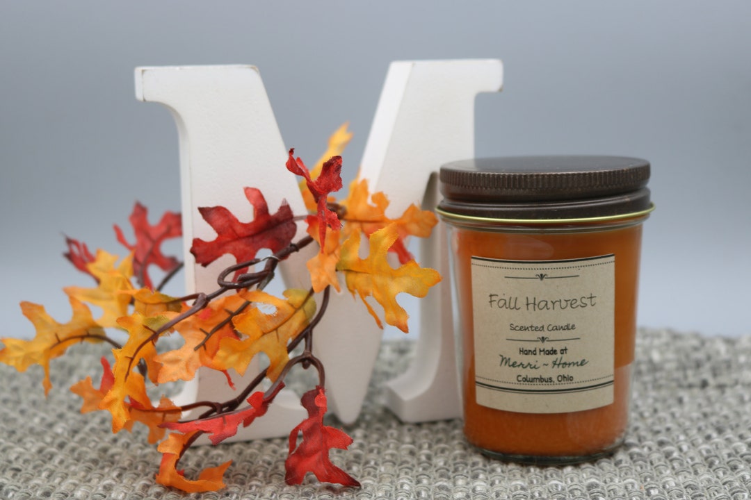 Hand Poured 8 Oz Jelly Jar Paraffin Wax Candle Etsy