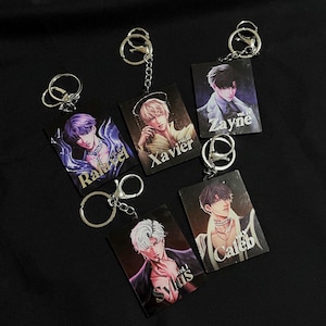HAUTE HORROR! - Love and Deepspace Raised Foil Keychain