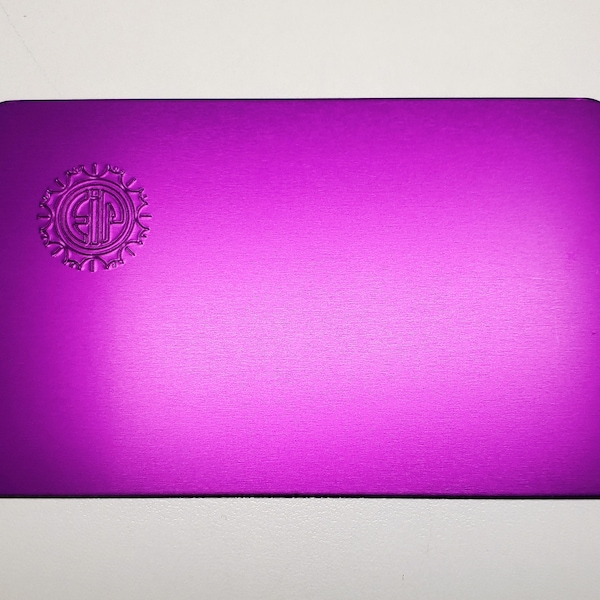 EIP Positive Energy Purple Plate Small Original Tesla - Positive Energy and Blocks Negative Energy and emf