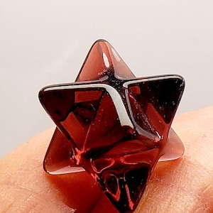 ANDARA CRYSTAL MERKABA 15mm - Forte Veritas - 5th Dimensional Healing Tool made from authentic Monatomic Andara Crystal