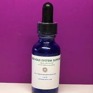 Nervous System Support Therapeutic Gemstone Vibrational Essence / Divine Healing Liquid image 1