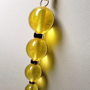 ANDARA CRYSTAL Solaris / Golden Yellow Andara Crystal Pendant 5th Dimensional Healing Pendant made w/authentic Monatomic AndaraCrystal beads