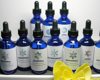 SACRED GEOMETRY Vibrational Essences / Divine Healing Liquids