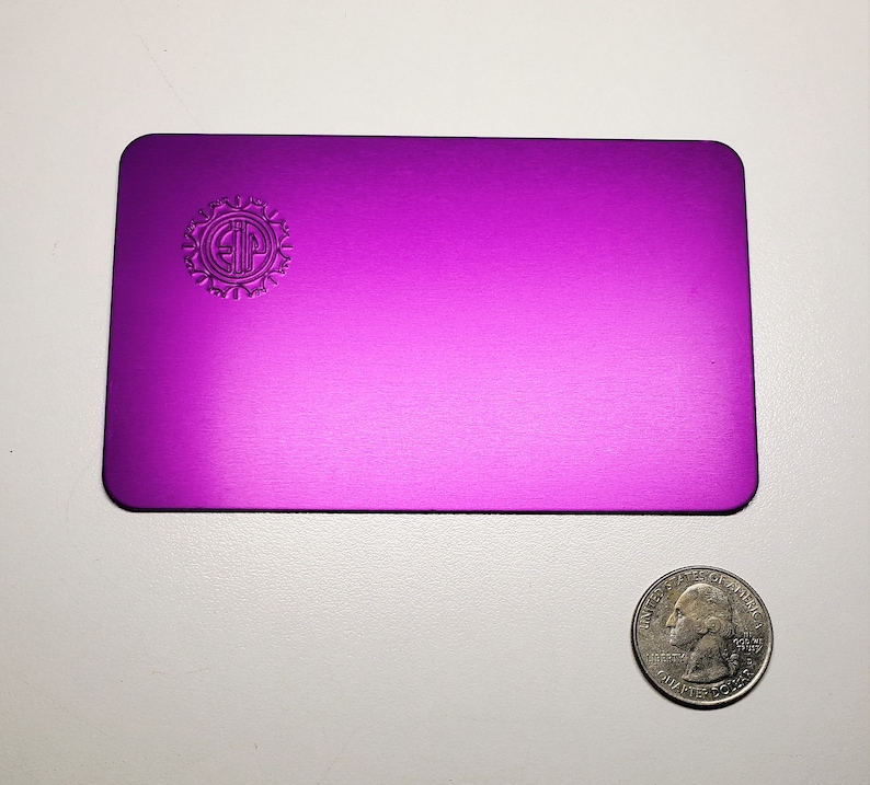 EIP Positive Energy Purple Plate - Small, Original Tesla Design image 3