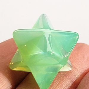 ANDARA CRYSTAL MERKABA 15mm - Angel Aura - 5th Dimensional Healing Tool made from authentic Monatomic Andara Crystal