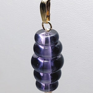 ANDARA CRYSTAL Sovereign Amethyst Andara Crystal Pendant 5th Dimensional Healing Pendant made with authentic Monatomic Andara Crystal beads