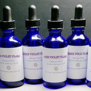 HEALING FLAMES Vibrational Essences / Divine Healing Liquids