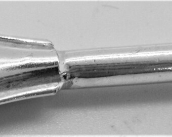 Vintage Bombilla Alpacca Silver 5 1/2"