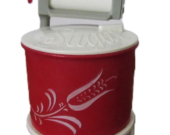 Vintage Wringer Washer Salt Pepper Sugar 1950s Cute!