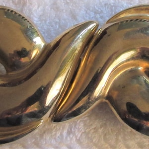 Vintage MOD Large Women&#39;s Belt Buckle signed DAME