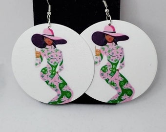 Alpha Kappa Alpha Earrings