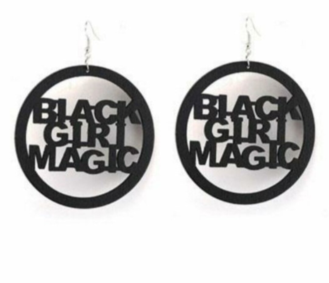 Nubian BLACK GIRL MAGIC Earrings Etsy