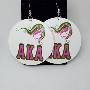 Alpha Kappa Alpha Ohrringe