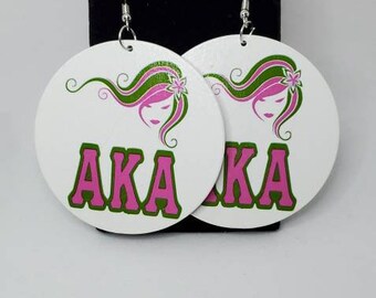 Alpha Kappa Alpha Earrings