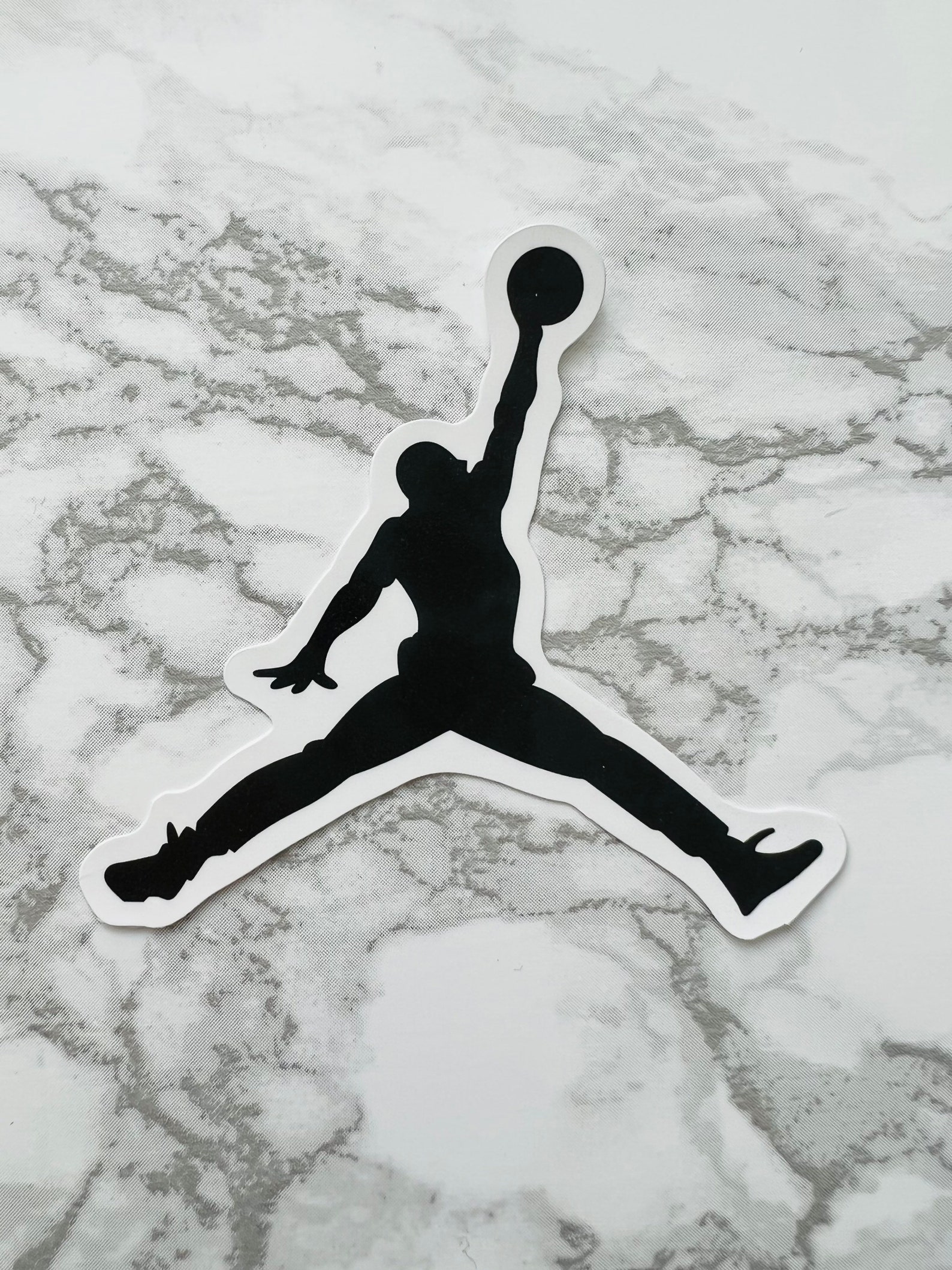 Jordan Logo Dark Vinyl Laptop Bumper Sticker Bullet Journal Etsy UK
