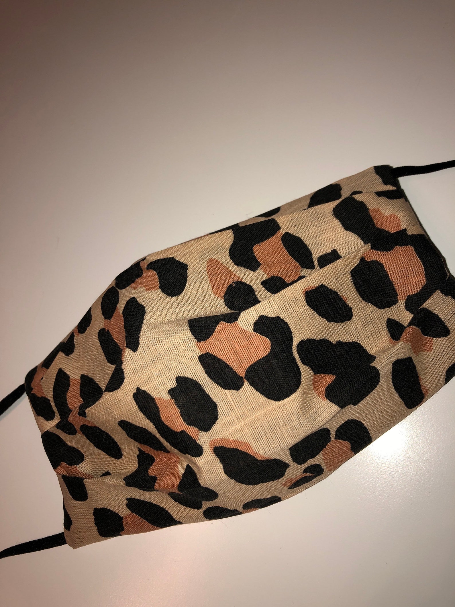 Leopard Print Face Mask Etsy UK