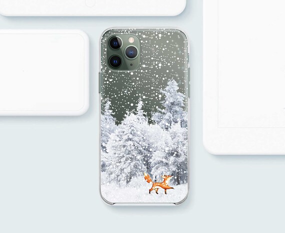 Cute Fox Iphone 11 Case Christmas Iphone 11 Pro Max Iphone 11 Etsy