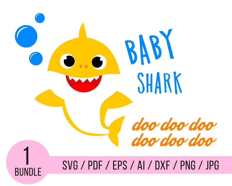 Download Yellow Boy Baby Shark doo doo doo Vector Files ...