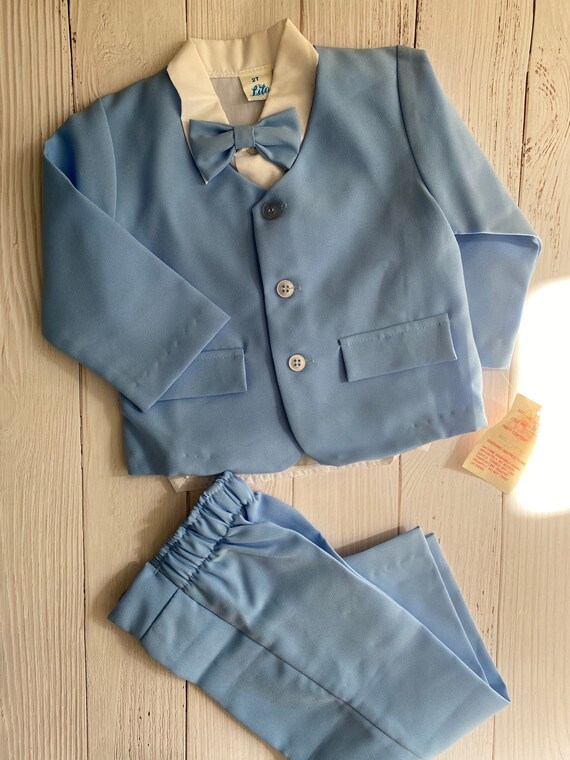 Lito Blue Toddler Suit Boys NWT (2T)