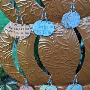 Library Stamp Earrings