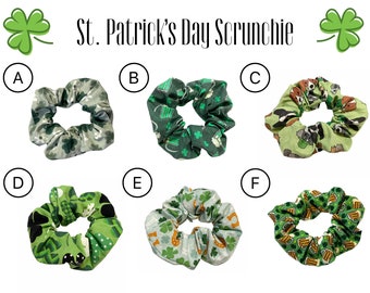 St. Patrick's Day Scrunchie | Matching Scrunchie | Dog Mom