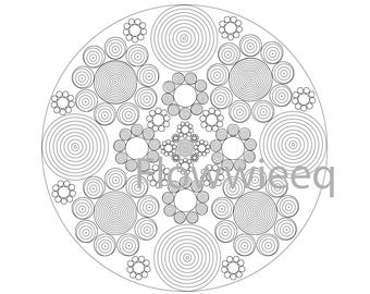 Mandala/kleurplaatcirkels