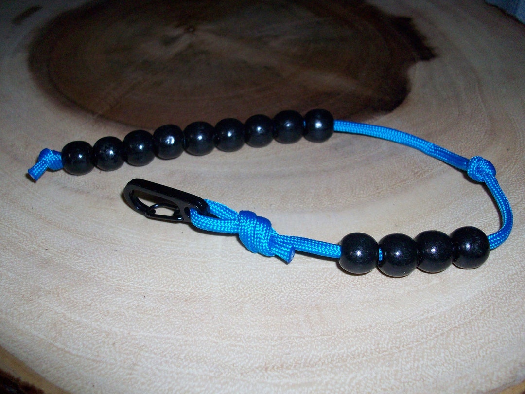 Light Blue Paracord Pace Counter Ranger Beads Etsy