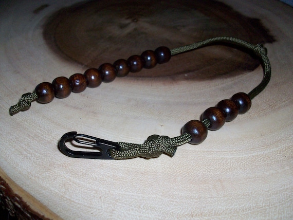 Army Green Paracord Pace Counter Ranger Beads