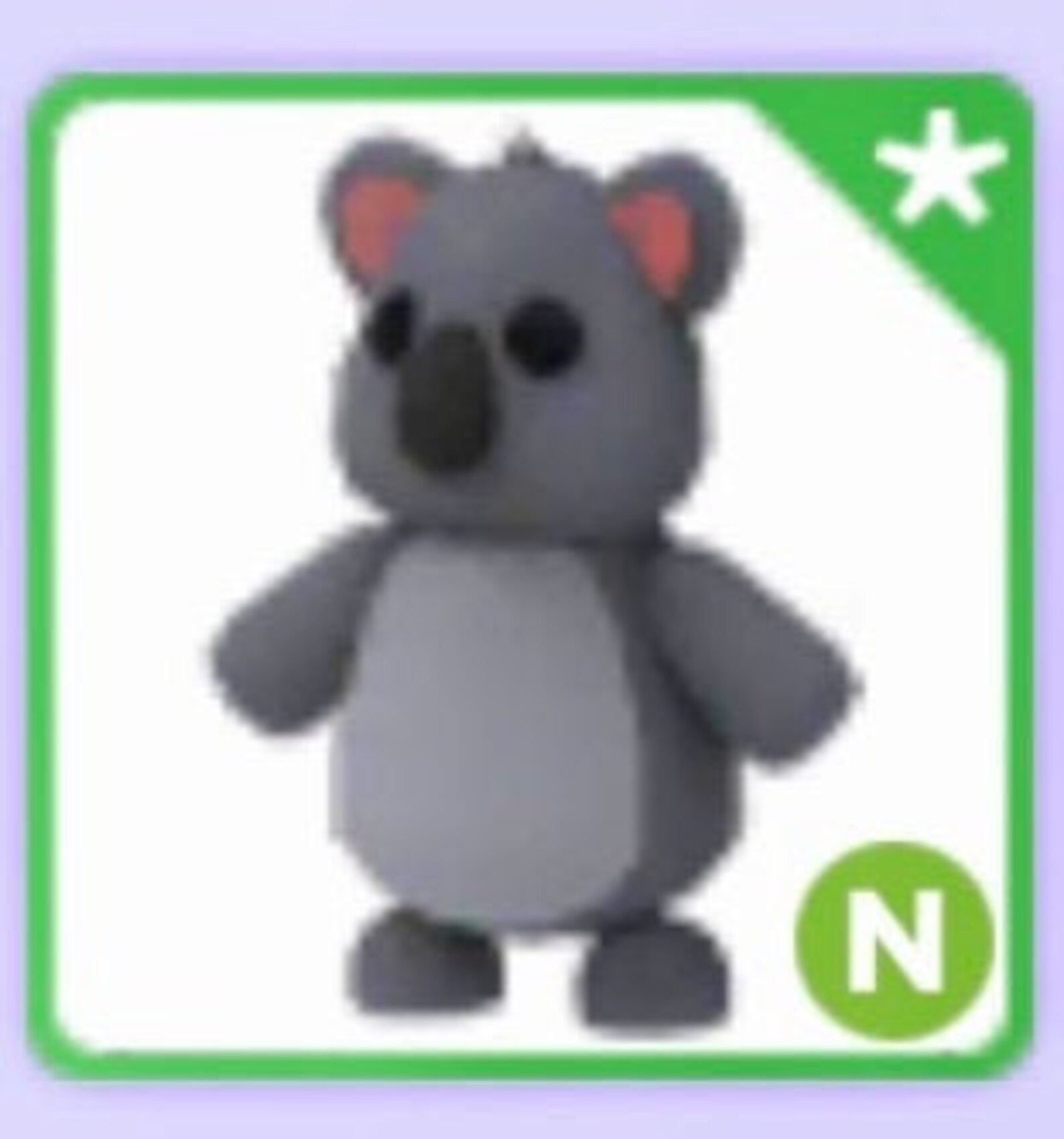 NEON Koala Adopt Me Roblox Game Etsy