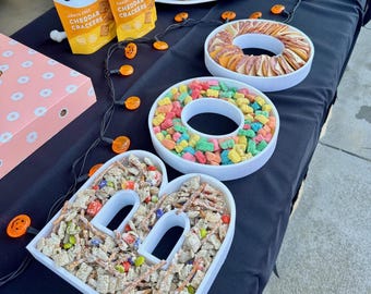 Charcuterie Letter Boxes Reusable Not Filled Tray Candy for Party Gender Baby Shower Favor Large