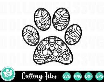 Download Dog Mandala Svg Etsy