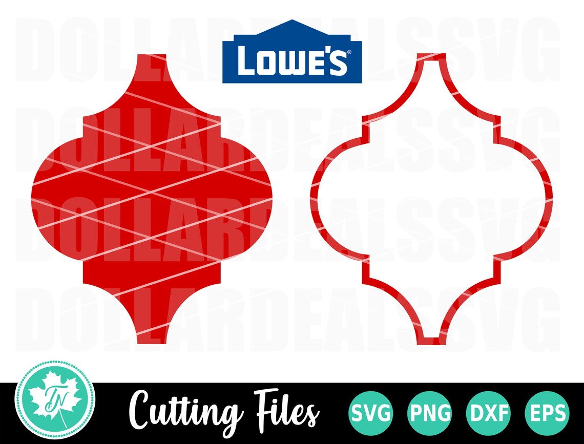 Ornament SVG Arabesque Tile SVG Lowes Tile Template Etsy